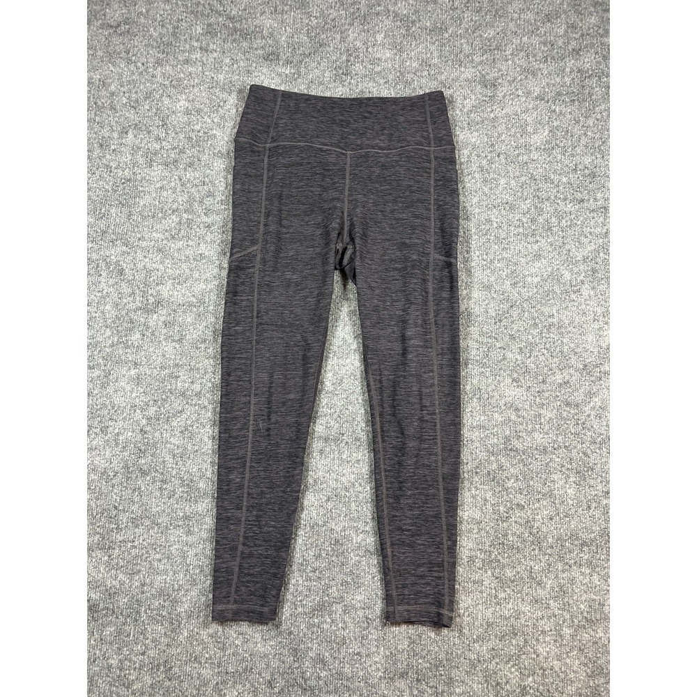 Victoria Secret Leggings Womens 26 Charcoal Gray Cotton Stretch Athleisure Yoga